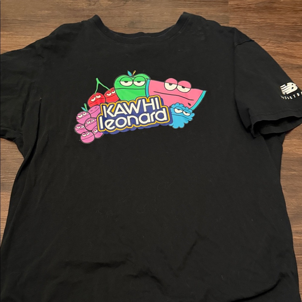 New Balance Kids Black Tee with Colorful Graphic